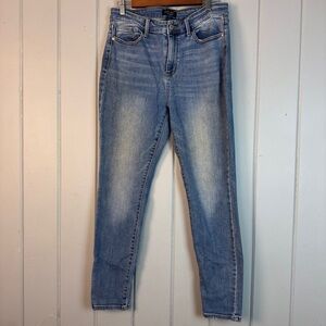 Judy Blue Mid-rise‎ Jeans Skinny Fit Dingy Wash Jeans Size 13/31